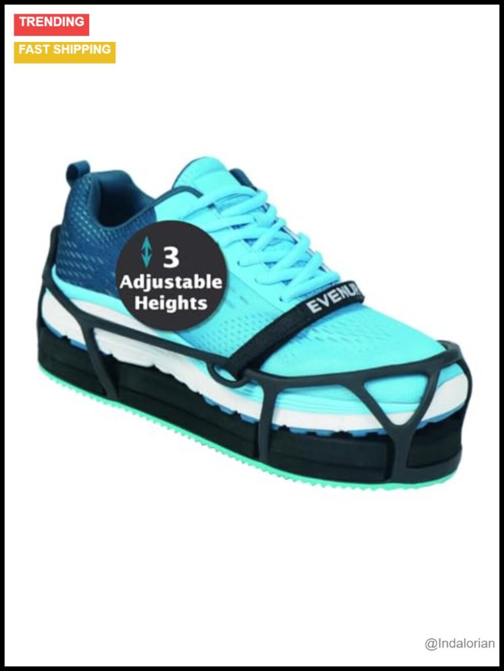 Shoe Lift Balancer for Walking Boot Adjustable Height Gait Aid